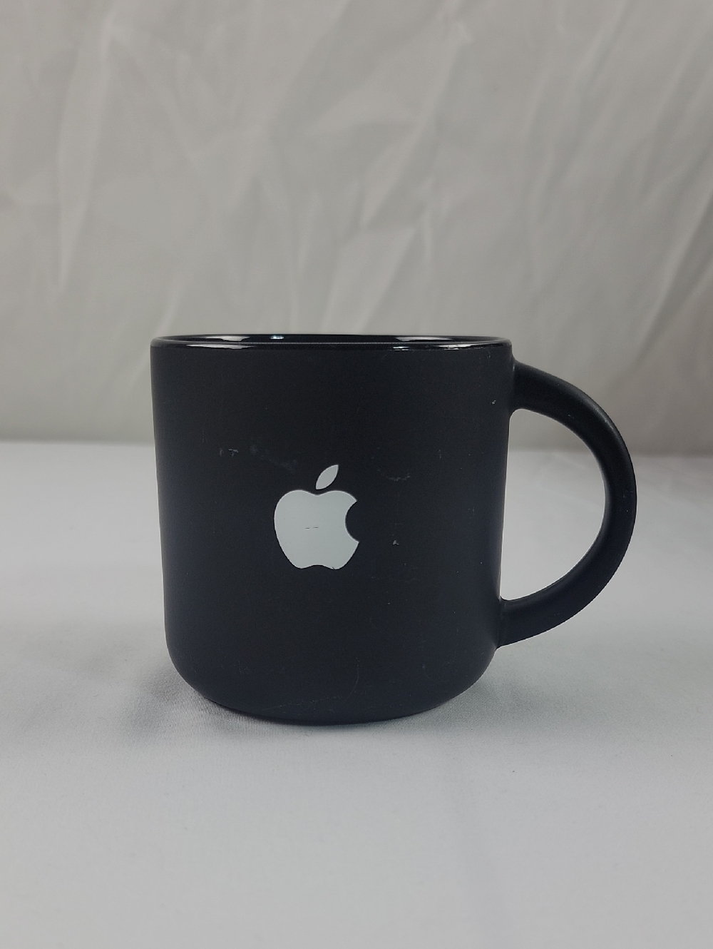 Apple Black Matte Logo Coffee Mug